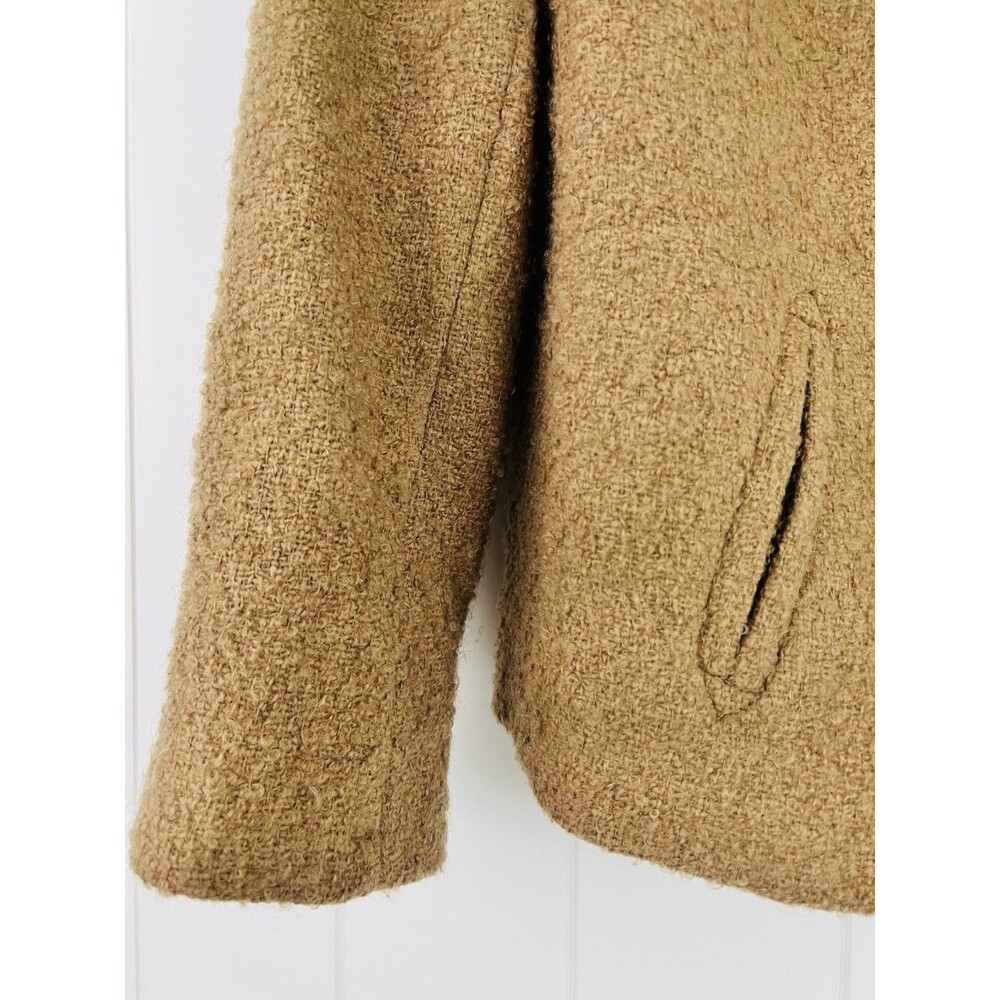 Vintage *Betty Rose* Brown Fur Trim 60s 70s Tweed Dress Jacket Size 14 - Picture 4 of 9